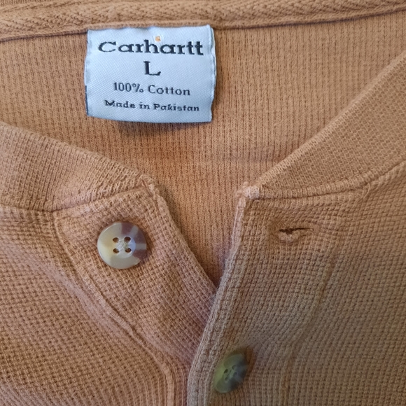 Carhartt LS cotton pullover shirt LG *M1 - Picture 4 of 4